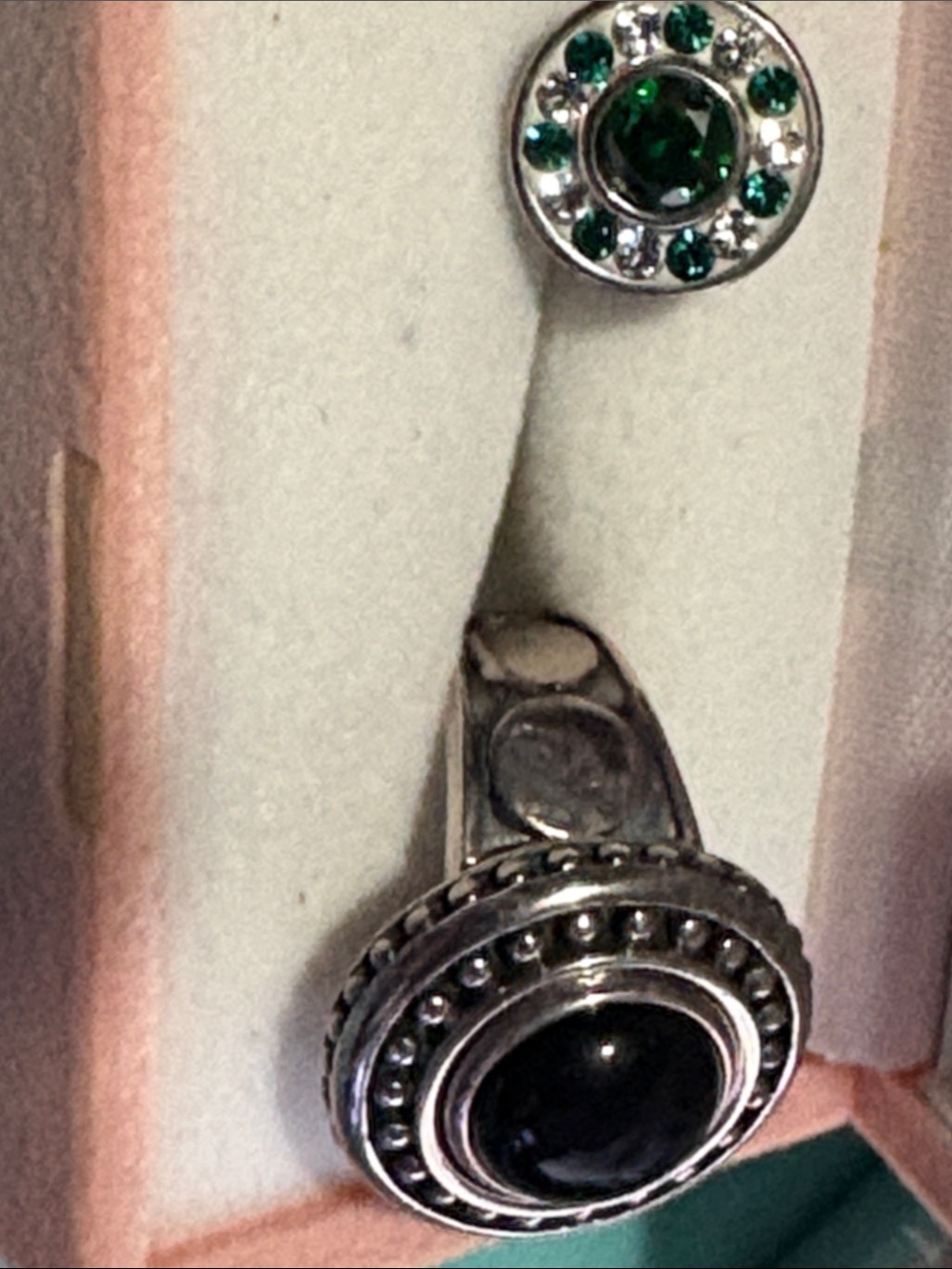 Cool sterling silver ring by Kameleon Jewel Pop extra Pop sz7  12a